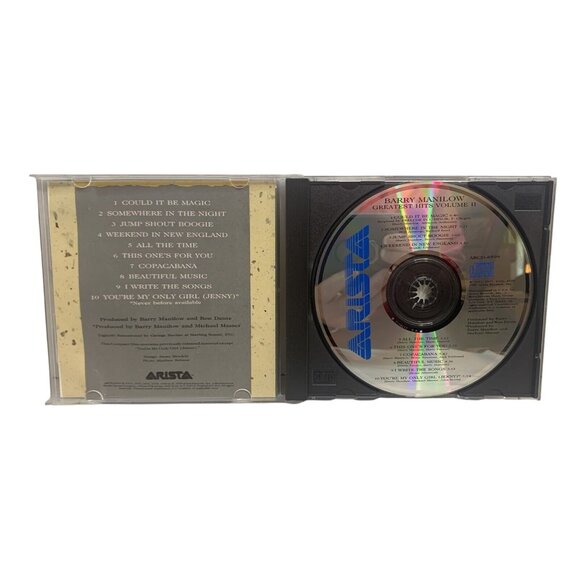 Barry Manilow Greatest Hits Volume II CD 1989 Arista Records - Picture 2 of 4